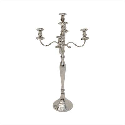 Kerzenstaender silber 80 cm _Comet__side